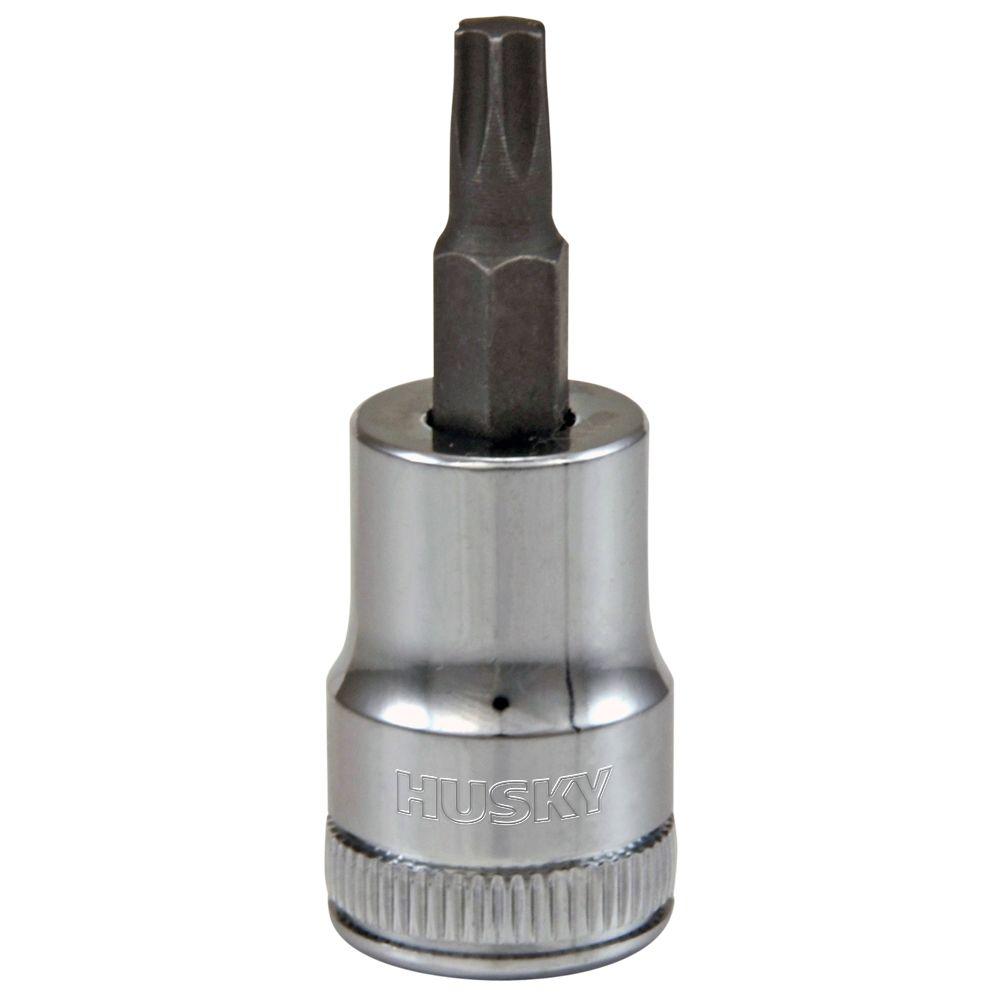 Husky T25 Torx 1/4 in. Drive Bit Socket-H4DTXT25BS - The Home Depot