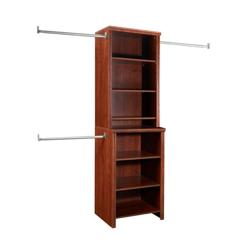 Closetmaid 11 5 In D X 12 In W X 83 In H White Custom Laminate