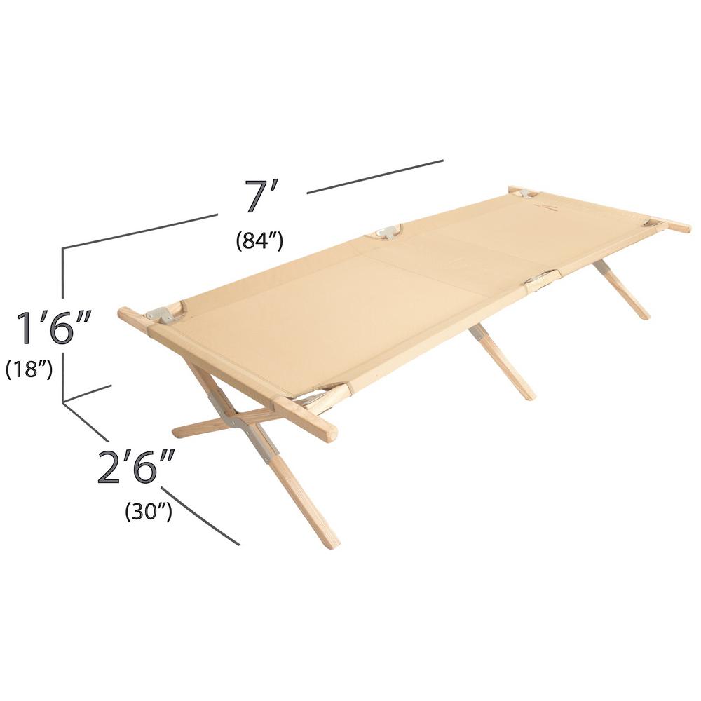 woods instant camp cot