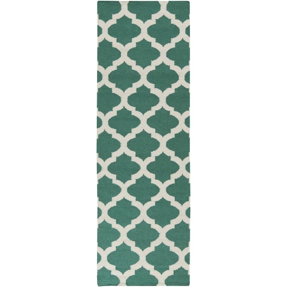 Artistic Weavers Eshnuna Emerald Kelly Green 3 Ft X 8 Indoor Artistic Weavers Eshnuna Emerald Kelly Green 3 Ft X 8 Indoor Runner