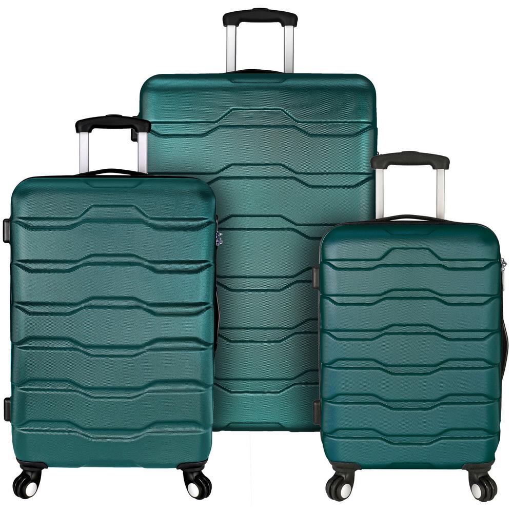 Elite Luggage Omni 3-Piece Teal Hardside Spinner Luggage Set, Blue was $349.99 now $174.99 (50.0% off)