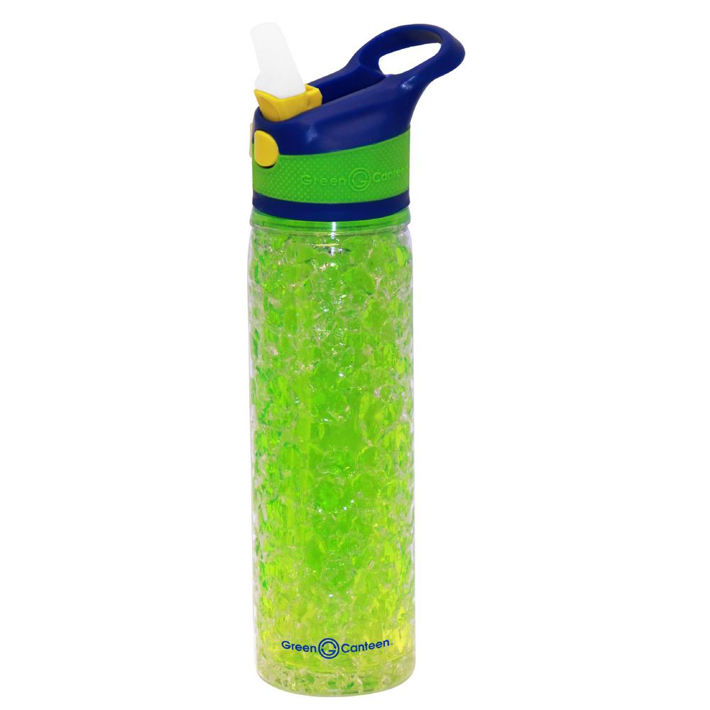 Green Canteen 19 oz. Blue and Green Double Wall Plastic Tritan