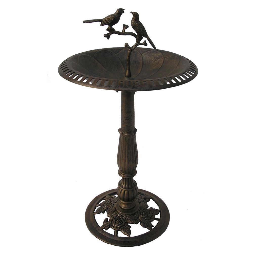 pure garden antique bird bath