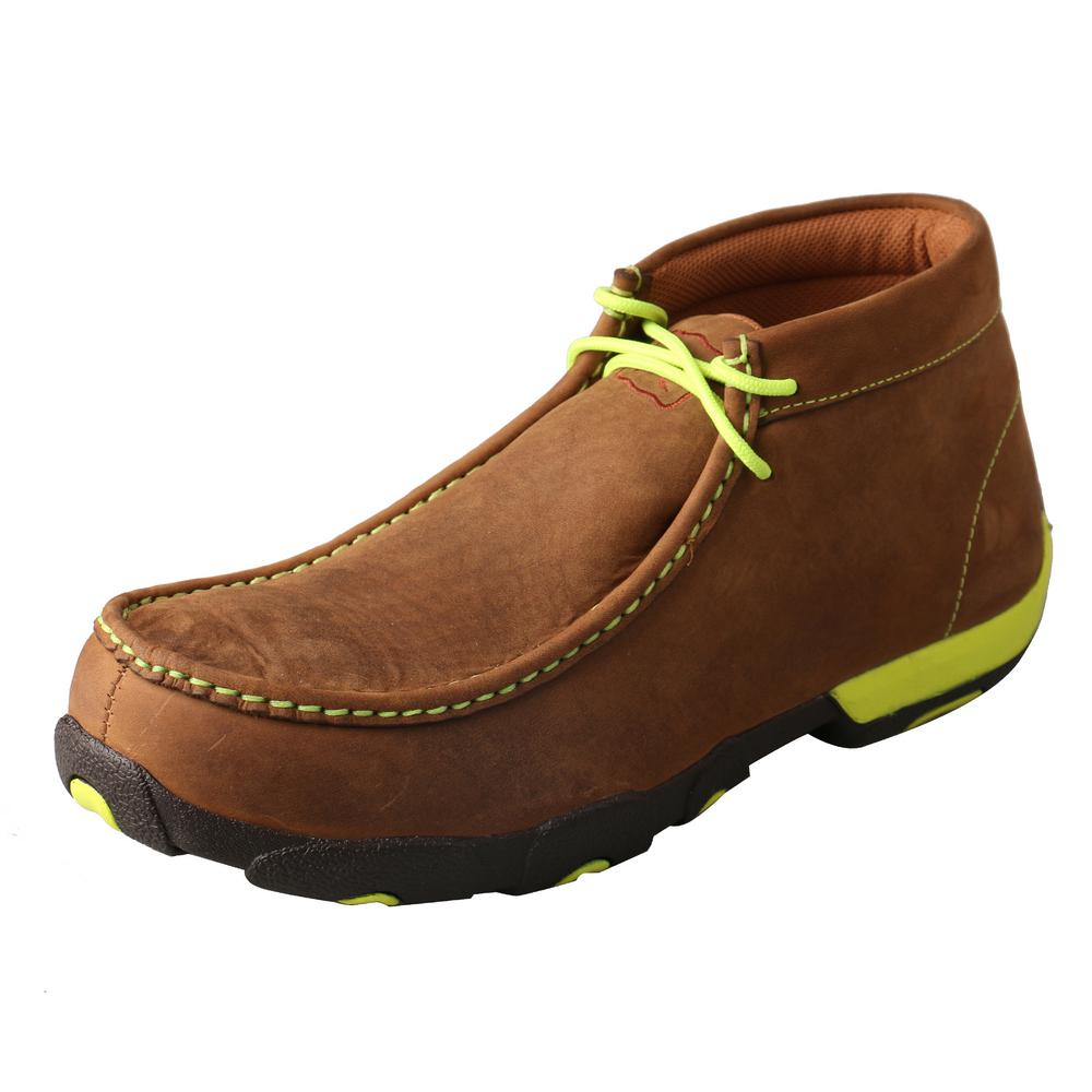 twisted x men's steel toe driving mocs