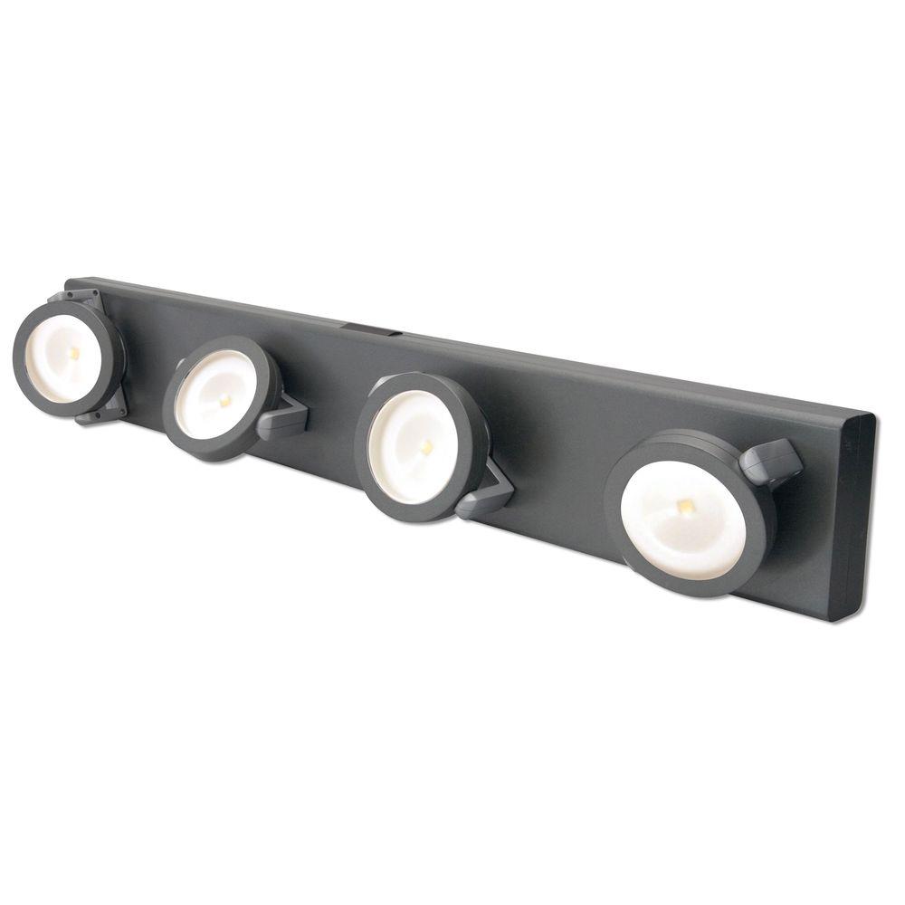 Rite Lite Battery Under Cabinet Lights Lighting The Home Depot Led Light Gray Under Cabinet Wireless