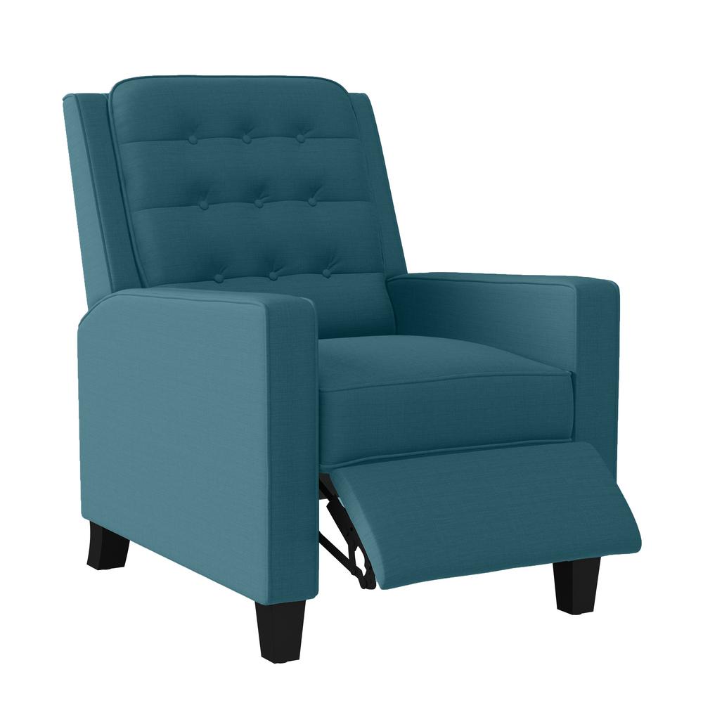 ProLounger Blue Microfiber Wall Hugger Recliner A138390 The Home Depot