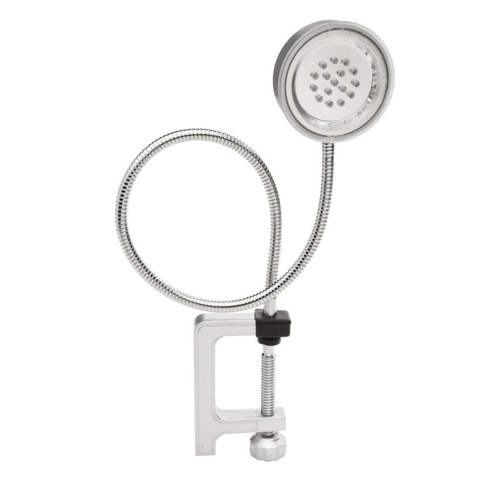 Designers Edge LED Work Bench and Barbecue Light Brushed Aluminum