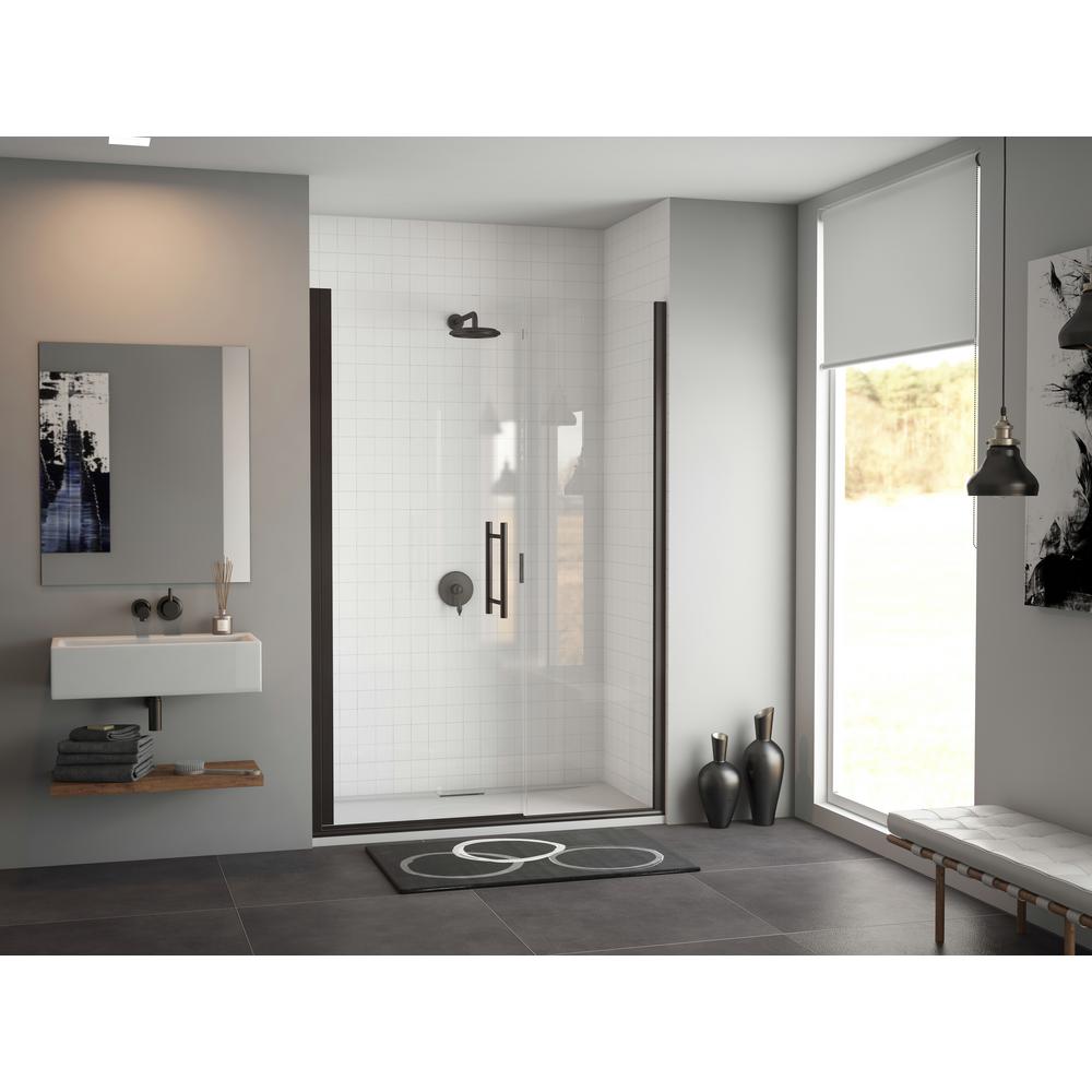Coastal Shower Doors Illusion 48 In To 49 25 In X 75 In Semi