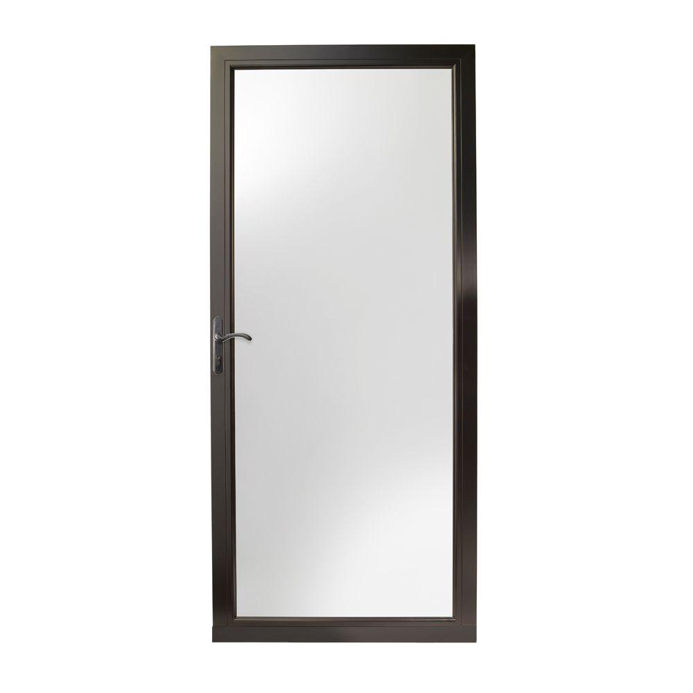 Black Storm Doors Exterior Doors The Home Depot