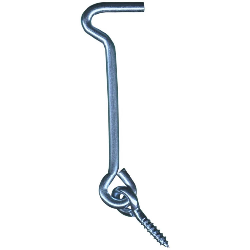 Everbilt 2 In Zinc Plated Gate Hook And Eye 15891 The Home Depot