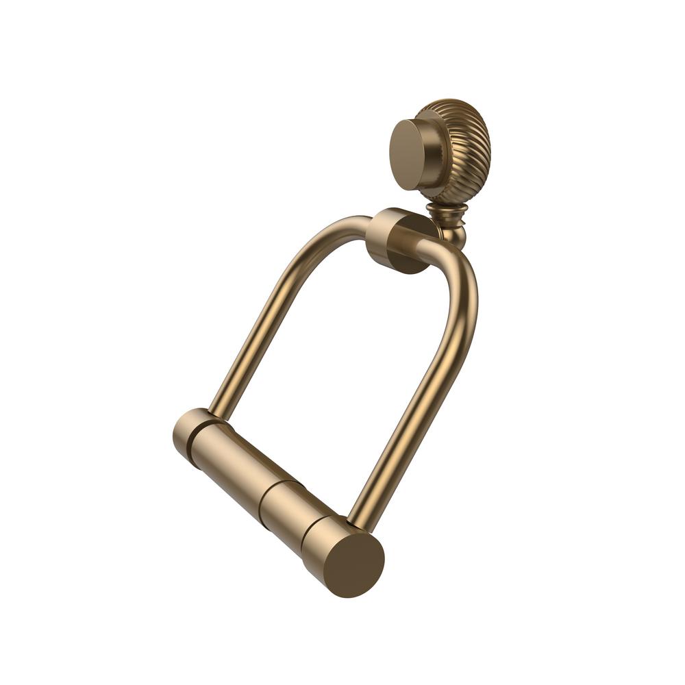 Allied Brass 424T-ORB Venus Collection 2 Post Toilet Tissue Holder with Twisted Accents Oil Rubbed Bronze