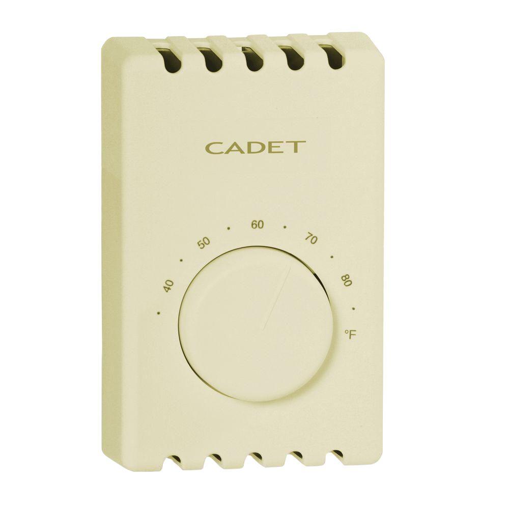 Cadet SinglePole 22 Amp 120/240Volt WallMount Mechanical Non