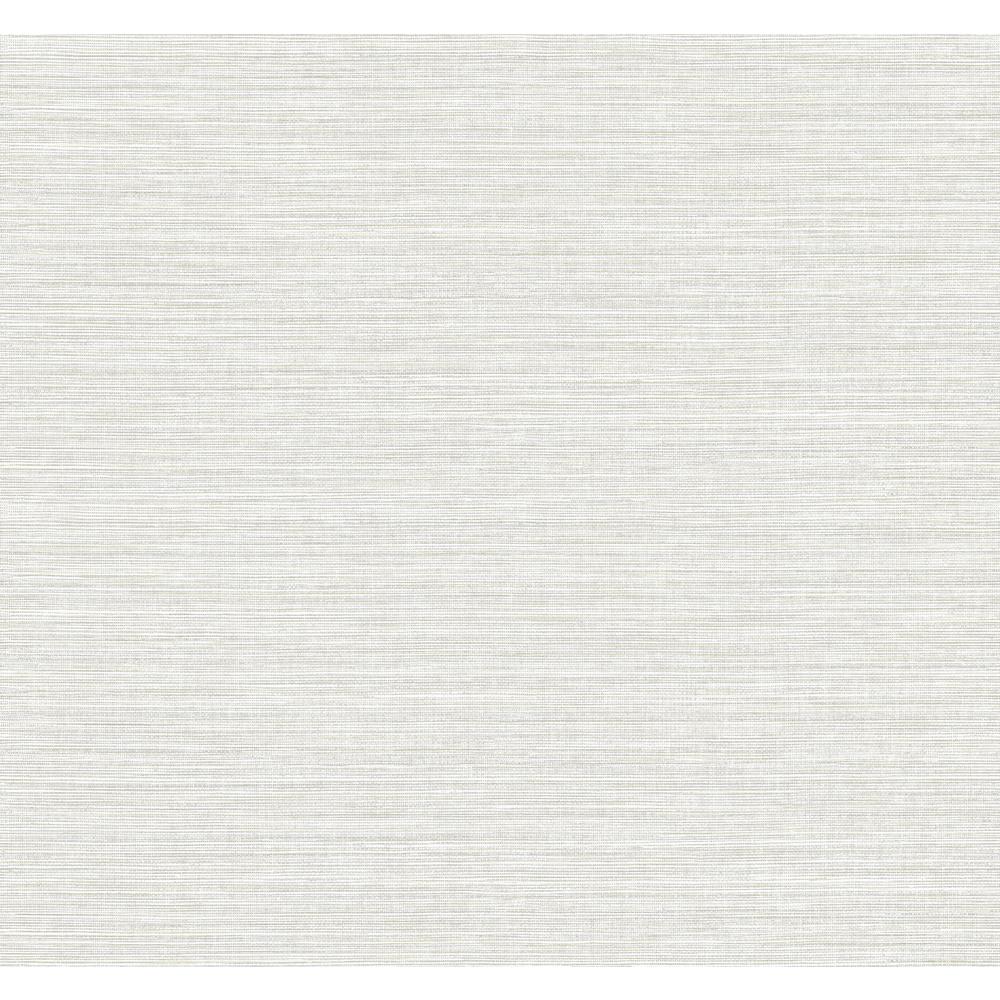 Seabrook Designs Glisten Metallic Taupe and OffWhite Weave Wallpaper