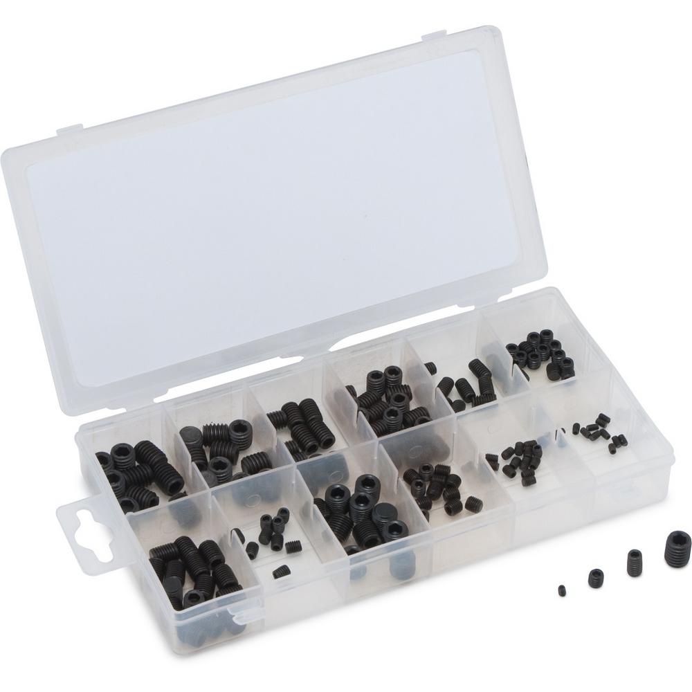 Socket Head Set Screw Assortment 160-Piece Metric-TIT45251 - The Home Depot