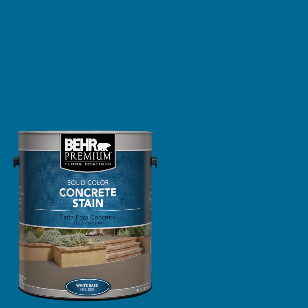 Behr Premium 1 Gal Osha Safety Blue Solid Color Interior Osha 1 Safety Blue Solid Color Interior