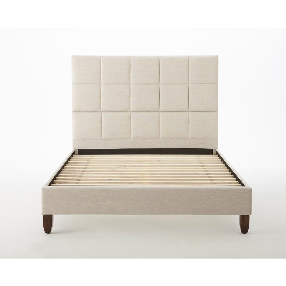 Rest Rite Hayley Taupe Queen Upholstered Bed Hmdc2a4209qn The Home Hayley Taupe Queen Upholstered Bed