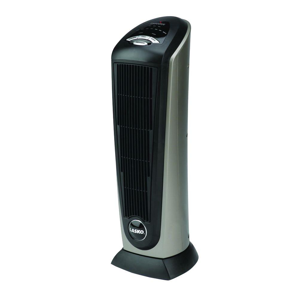 Lasko 1500-Watt 120-Volt Oscillating Ceramic Tower Heater | Hammond Hardware