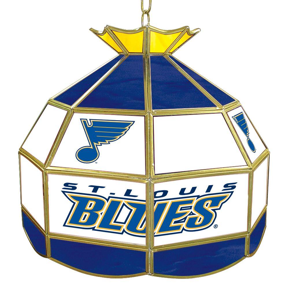 Trademark Global Nhl St Louis Blues 16 In Gold Hanging Tiffany