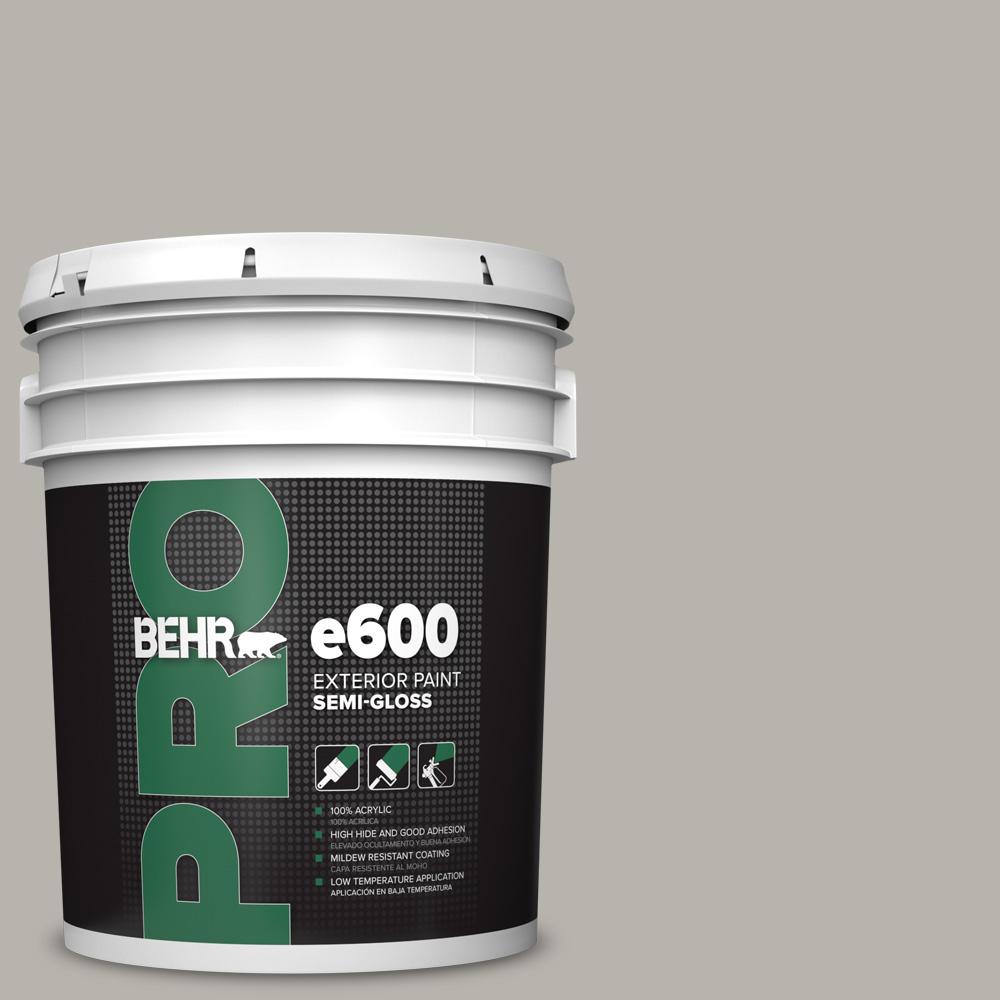 BEHR PRO 5 gal. PPU2411 Greige SemiGloss Acrylic BEHR PRO 5 gal. PPU2411 Greige SemiGloss Acrylic