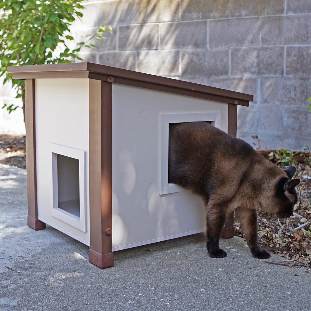 new age pet ecoflex albany outdoor feral cat house