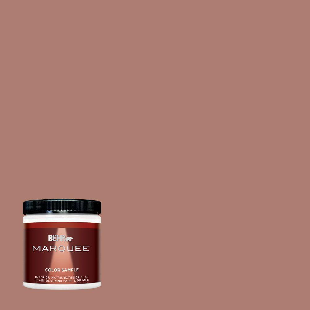 Behr Marquee 8 Oz Ppu2 11 Mars Red One Coat Hide Matte Interior Ppu2 11 Mars Red One Coat Hide Matte
