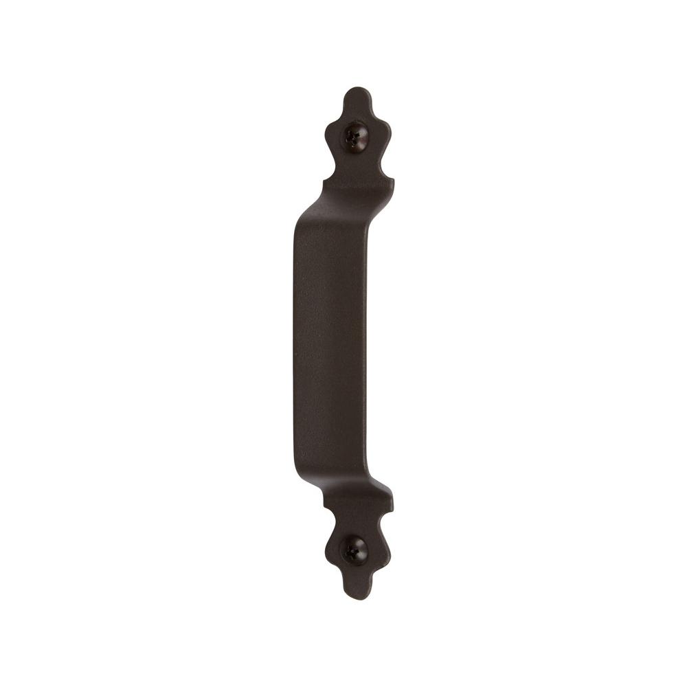Delaney 7 in. Bronze Barn Door Hardware Clover Pull HandleBD0139 The Home Depot