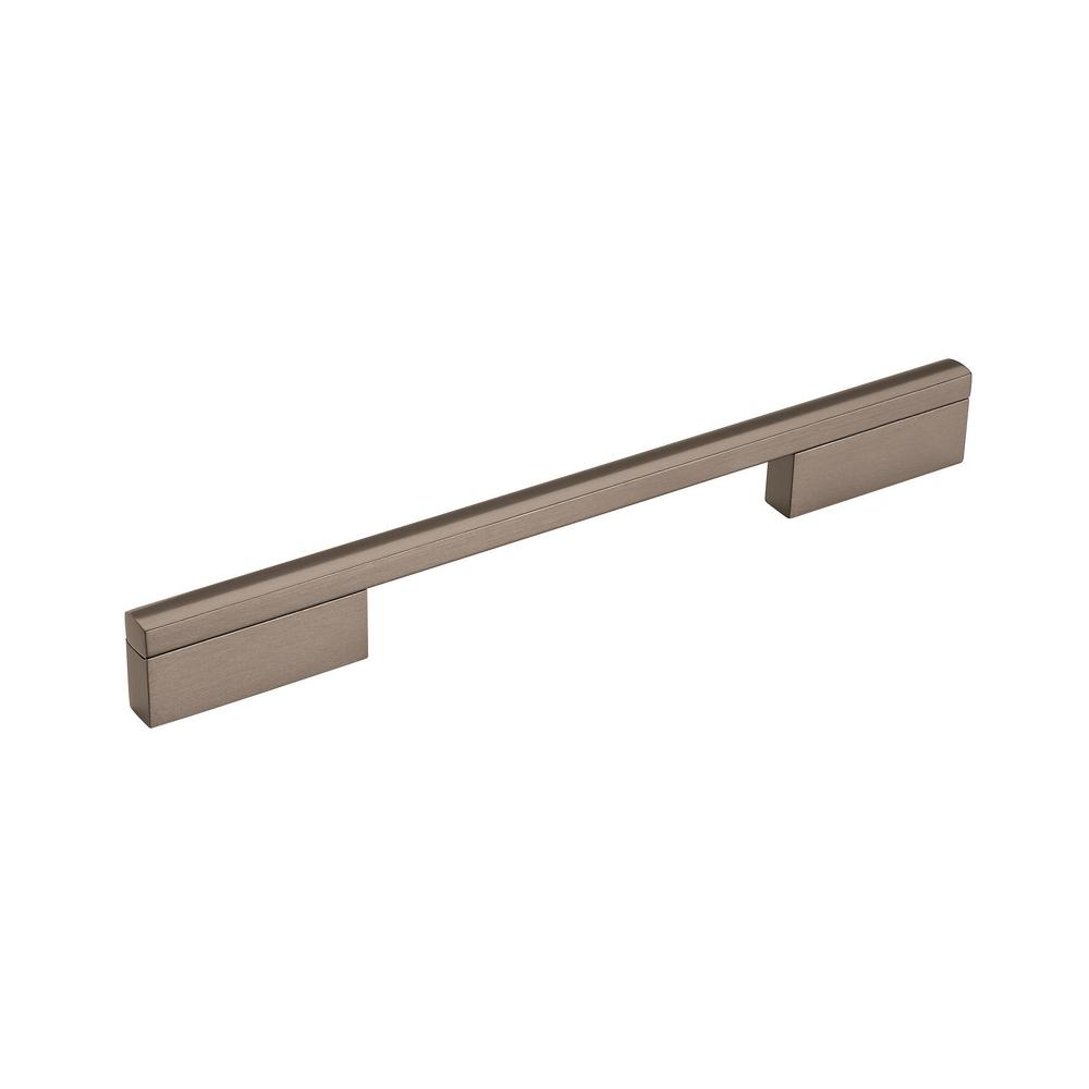 Amerock Separa 8 in. (203 mm) Black Brushed Nickel Drawer Pull