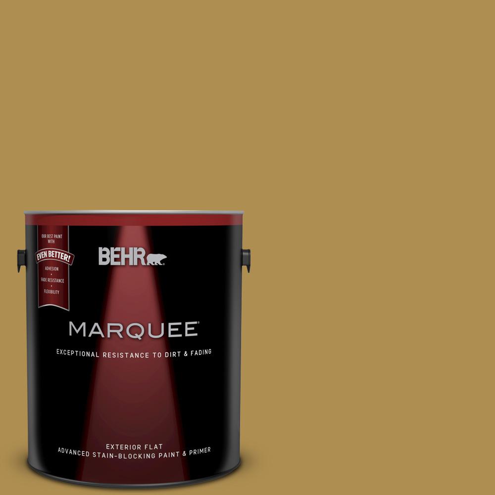 Behr Marquee 1 Gal 350d 6 Bronze Green Flat Exterior Paint 445301 350d 6 Bronze Green Flat Exterior Paint