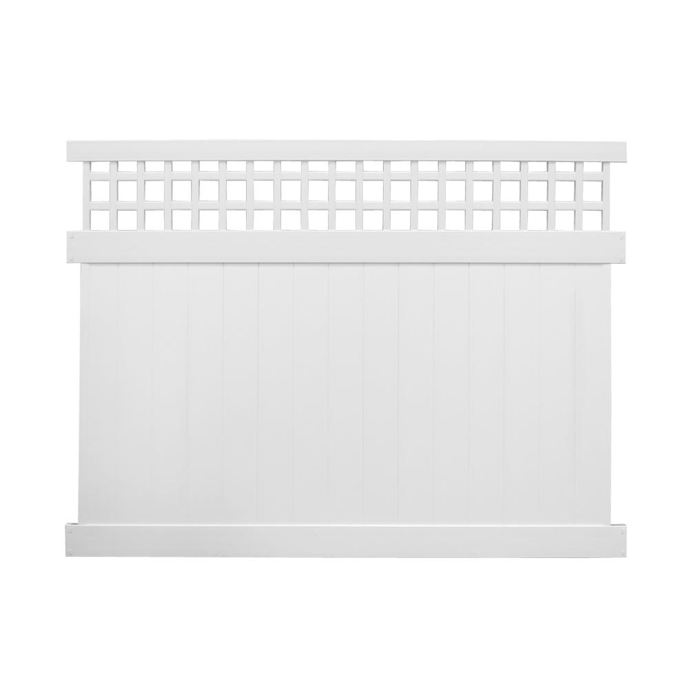 Vinyl Fence Panels - Vinyl Fencing - The Home Depot