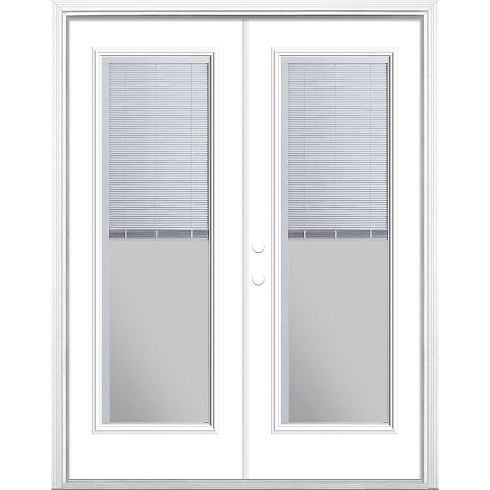 Masonite 30 In X 80 In Premium Flush Right Hand Inswing Primed Steel Prehung Front Exterior Door No Brickmold 26764 The Home Depot