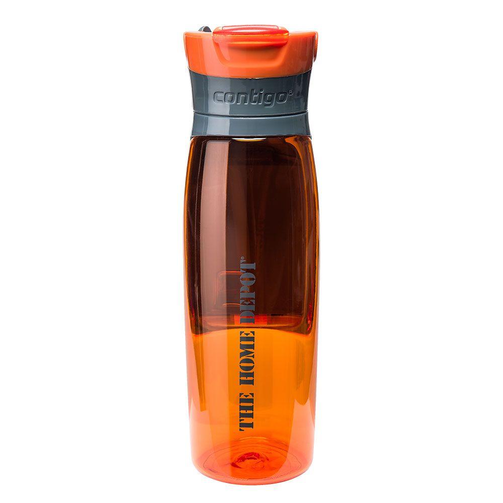 UPC 617885009150 product image for The Home Depot Sports Bottles 24 oz. Contigo Water Bottle in Orange 1301623-00 | upcitemdb.com