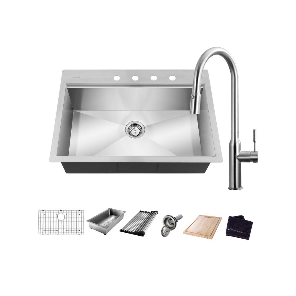 All In One Kitchen Sinks Kitchen The Home Depot