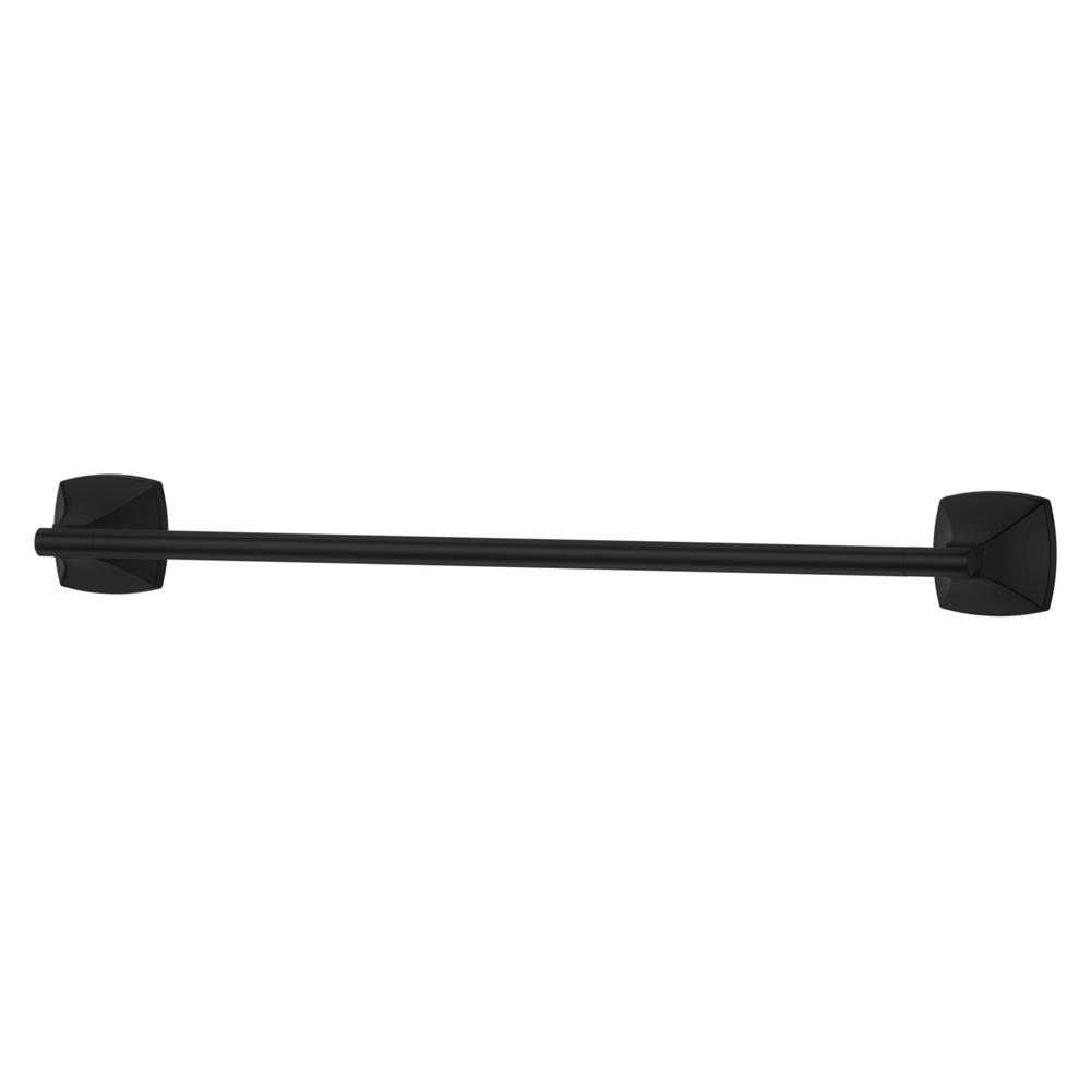 Pfister Bellance 24 in. Wall-Mount Towel Bar in Matte Black