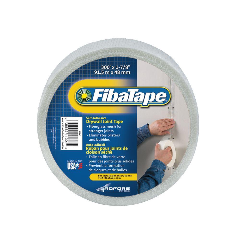 Saint Gobain Adfors Fibatape 1 7 8 In X 300 Ft White Self Adhesive Sku 483689