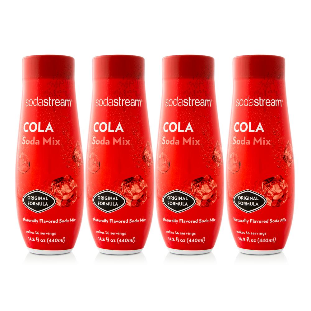 SodaStream 440 ml Fountain Style Sparkling Cola Drink Mix (Case of 4