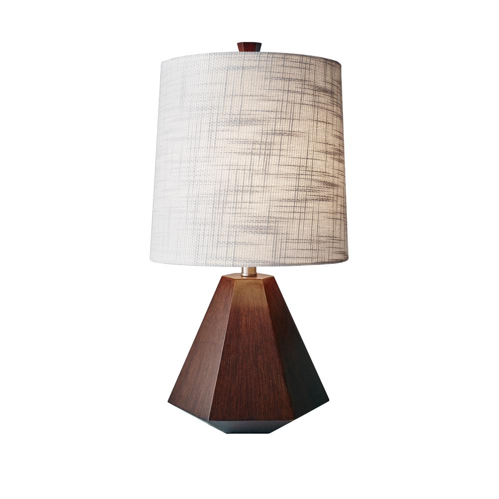 walnut table lamp