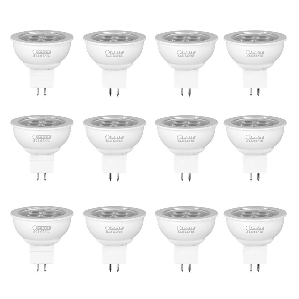 Mr16 Landscaping Light Bulbs The Home Depot 50 Watt Equivalent Bright White Mr16 Gu5 3 Bi Pin Cec Led Energy