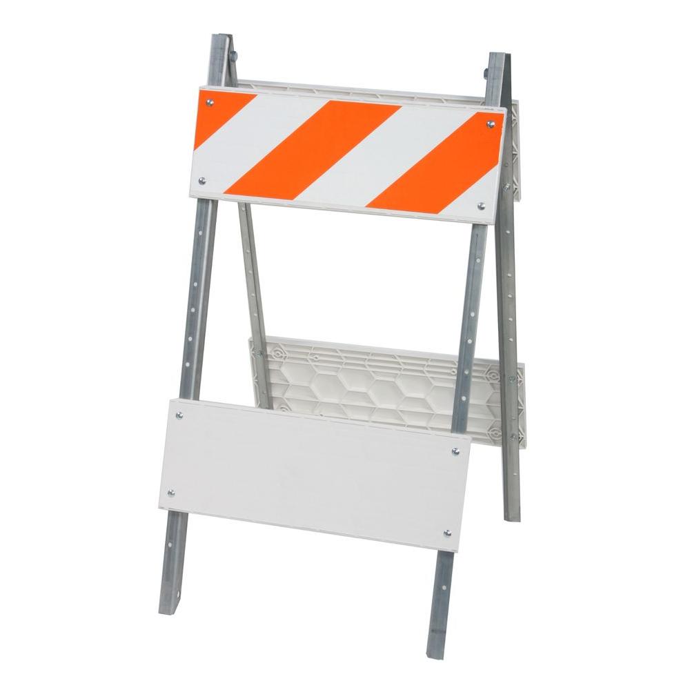 Three D Traffic Works 8 in. Type I Plastic/Galvanized Sheet Folding ...