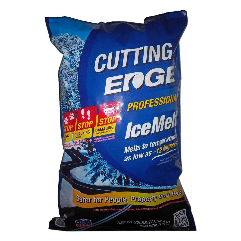 Cutting Edge 25 lb. Screened Pro Ice Melt (3-Way Blend) with ...