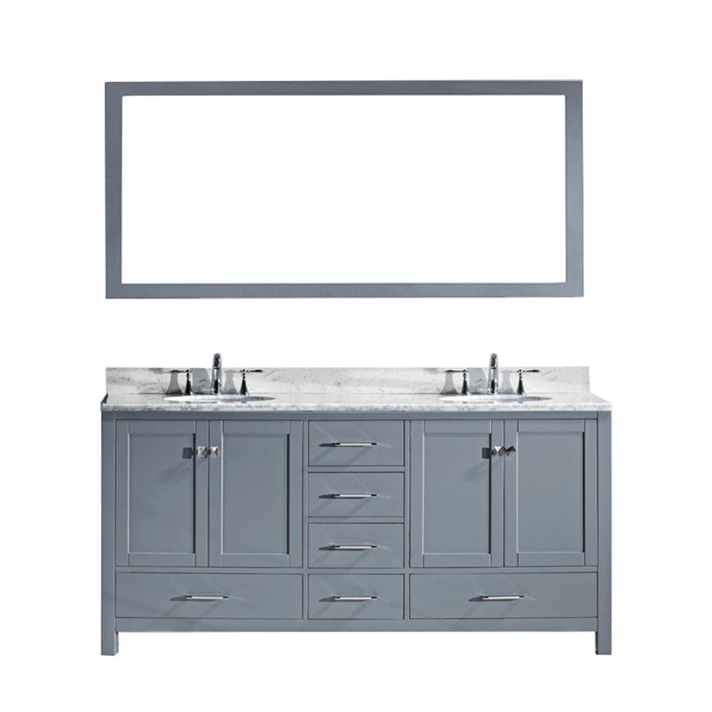 Virtu Usa Bathroom Vanities Bath The Home Depot