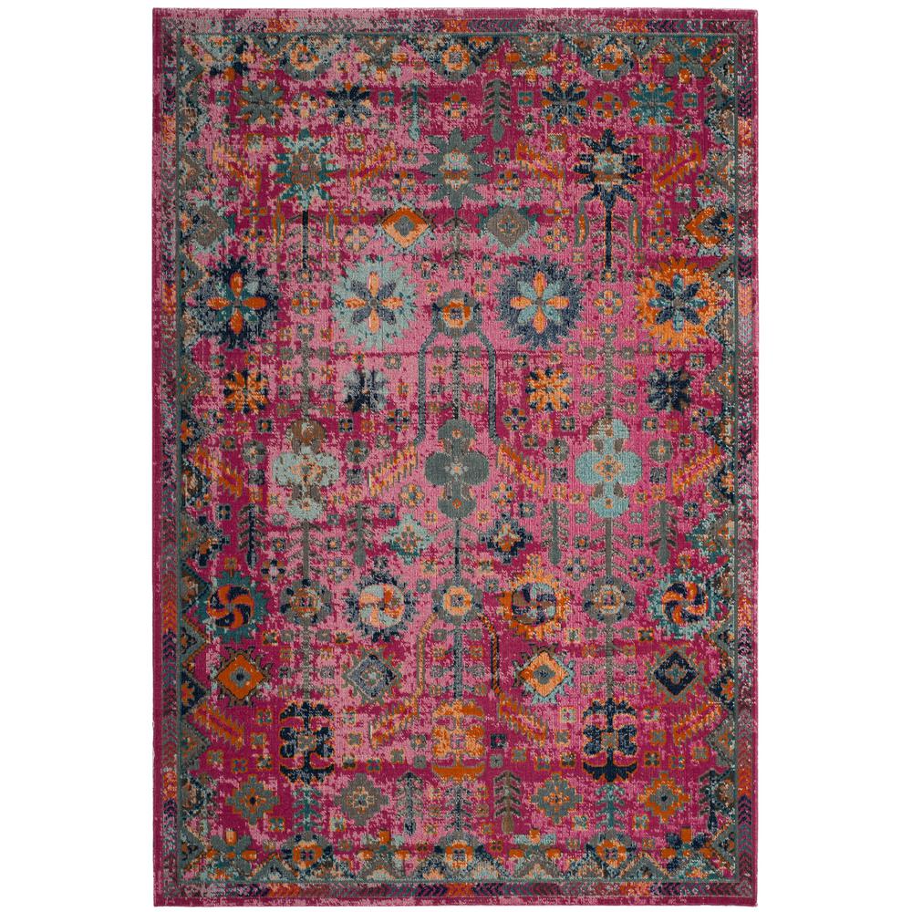 safavieh artisan fuchsia pink area ru