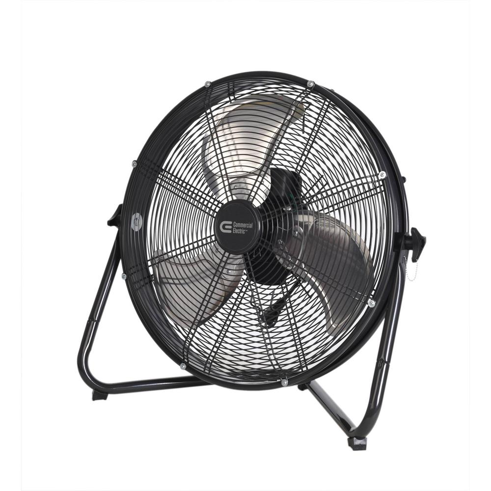 electric commercial fan floor fans shroud speed depot velocity 500b portable box cooling homedepot