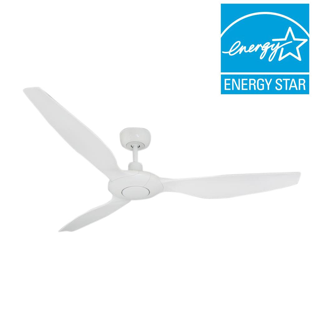 Troposair Vogue 60 In Indoor Outdoor Pure White Ceiling Fan 88627 Indoor Outdoor Pure White Ceiling Fan
