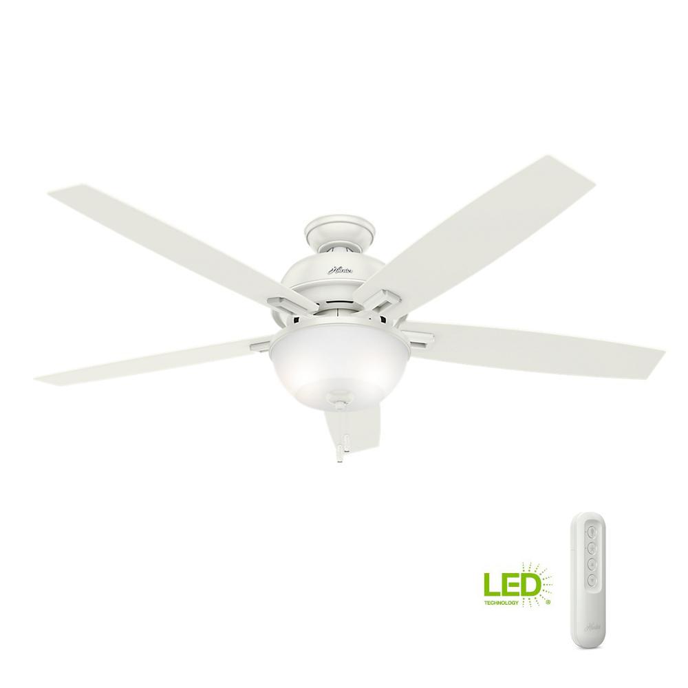 White Great Room Includes Light Kit Ceiling Fans With Lights