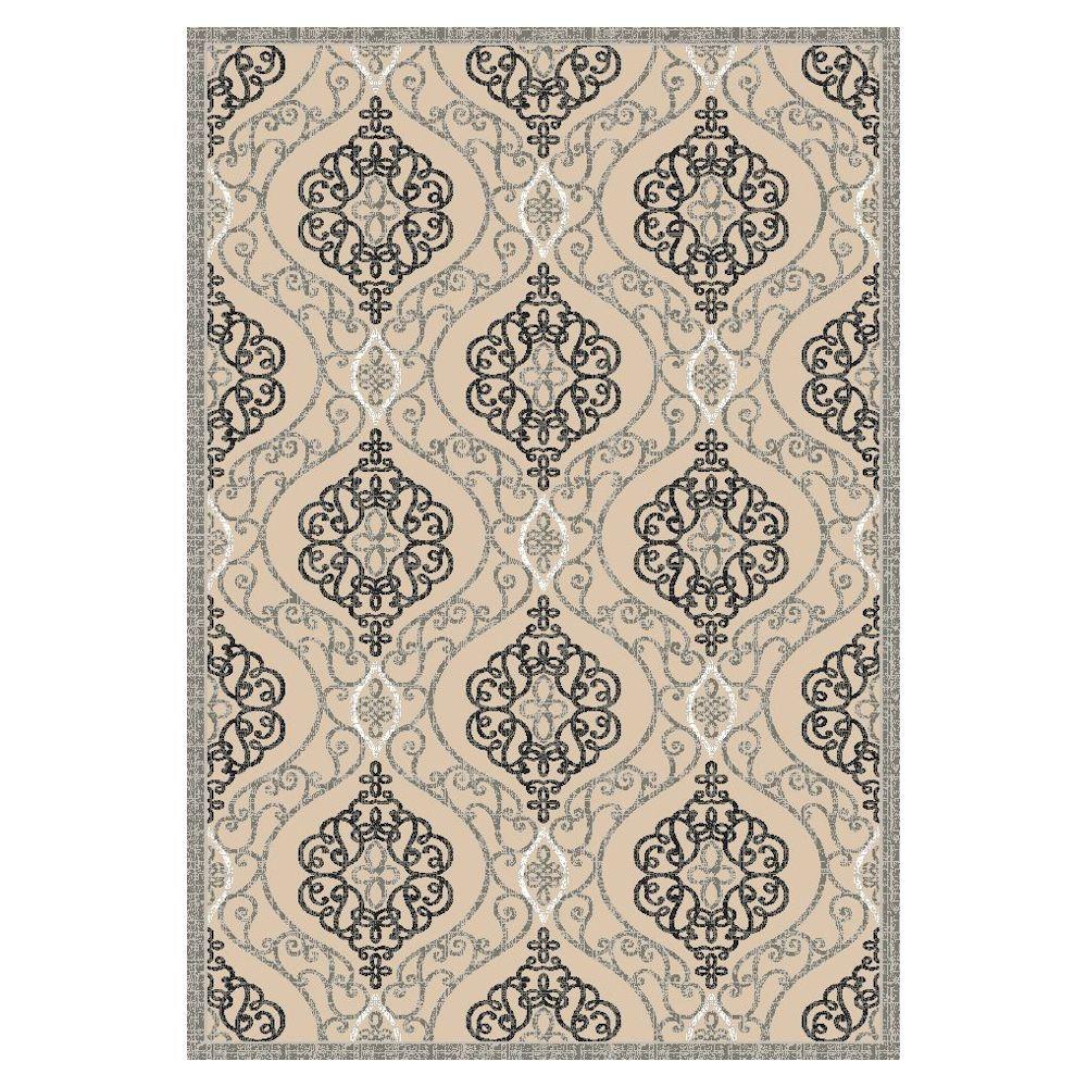 Kas Rugs Grand Bazaar Sand/Grey 2 ft. x 3 ft. 7 in. Area Rug