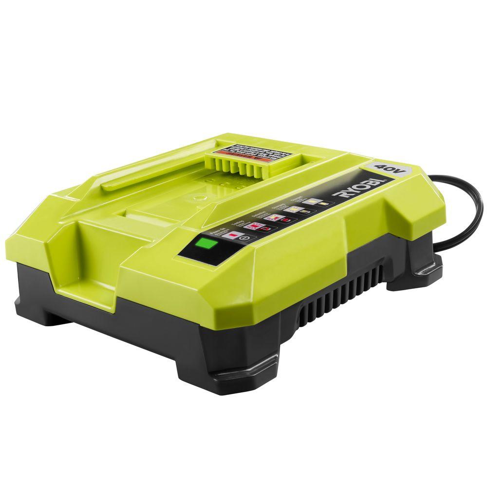 Ryobi 40Volt LithiumIon ChargerOP401A The Home Depot