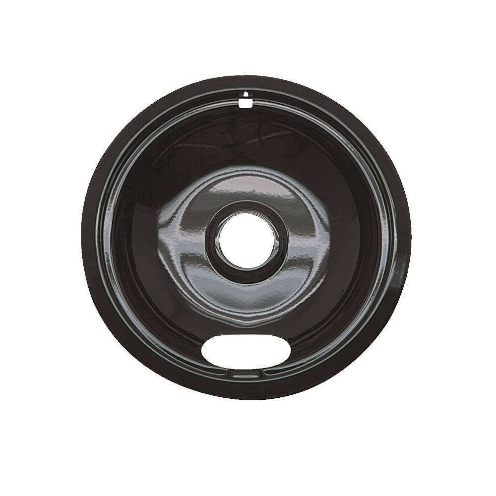 Range Kleen 8 In A Style Drip Pan In Black Porcelain P102 The