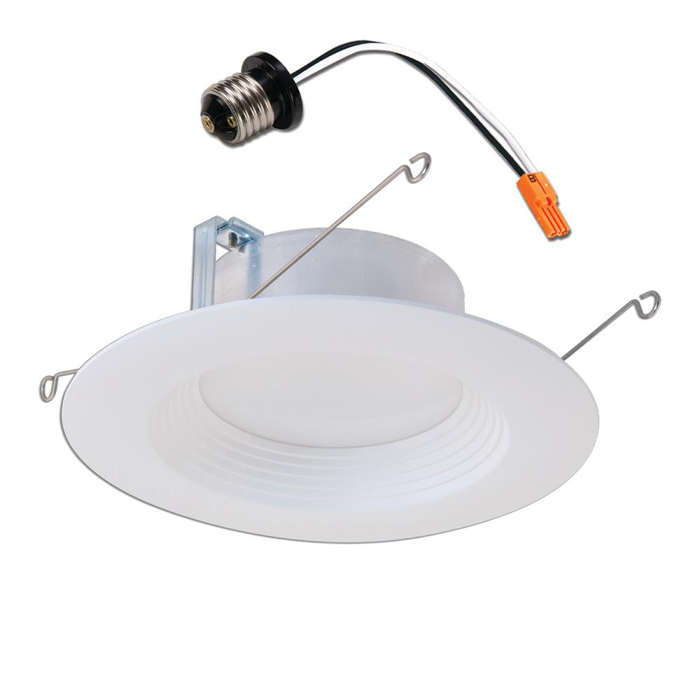6" LED Recessed Light Fixture 90 CRI Dimmable UL-Listed CEC JA8 Title 24 5"