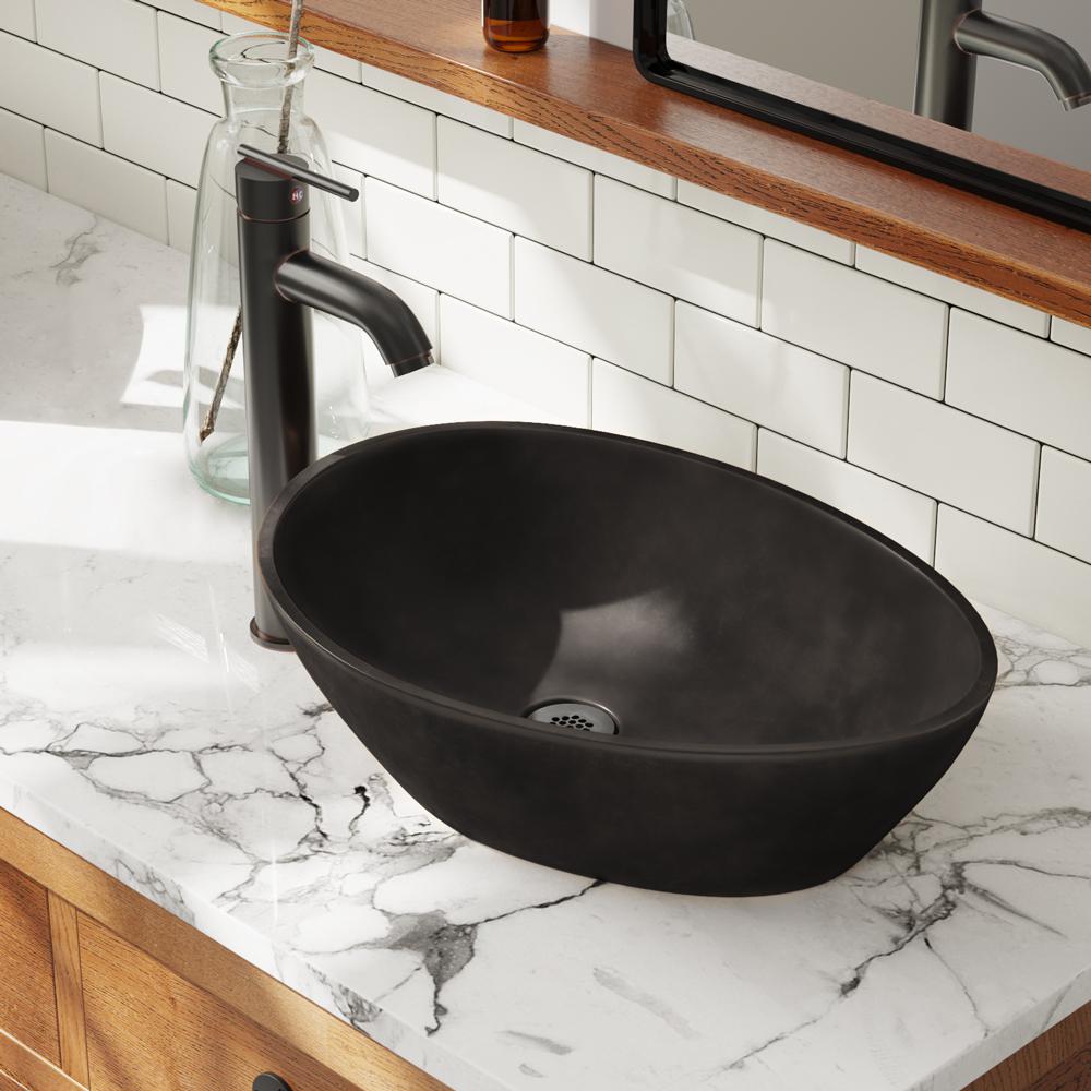 Oval Vessel Sinks Bathroom Sinks The Home Depot