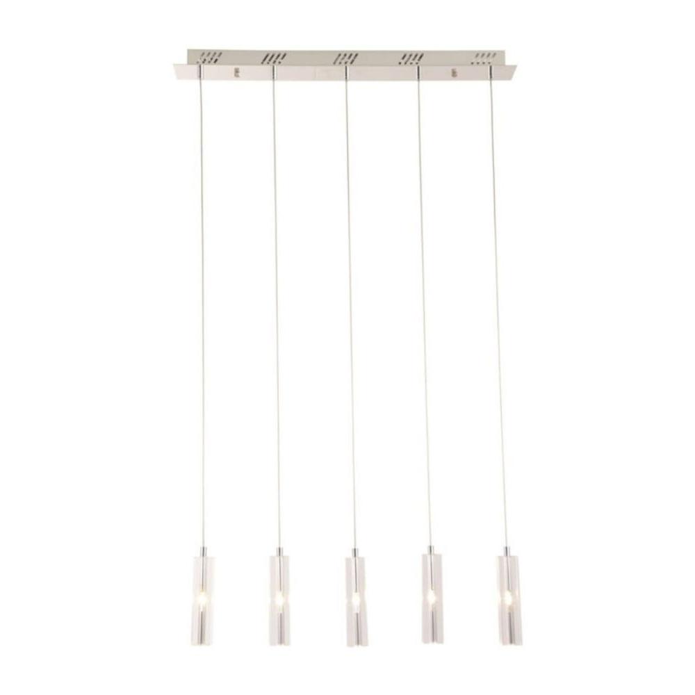 Zuo Celeron 5 Light Clear Ceiling Pendant 50099 The Home Depot Zuo Celeron 5 Light Clear Ceiling Pendant